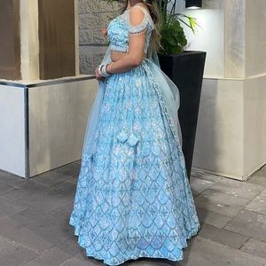 Lehenga. Indian, Punjabi. Party wear. Sequins all over. Very sparkly lehenga